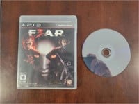 PS3 FEAR VIDEO GAME