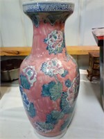 Vase Floral pattern 18" tall