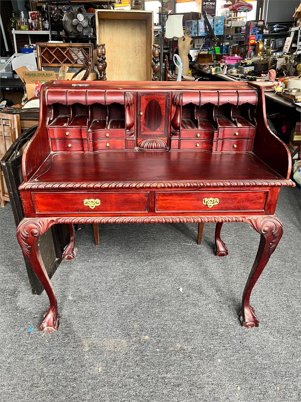 Vintage mahogany desk