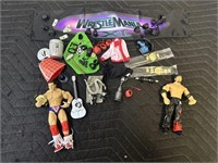 WRESTLING FIGURES AND ACCESSORIES
