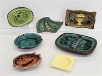COLLECTION OF MID CENTURY ASHTRAYS