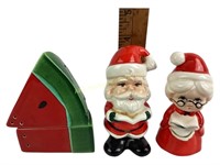 Mr. and Mrs. Claus Salt & pepper shakers