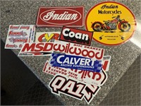 Indian Motorcycle Plates & Decals in Rec. Room