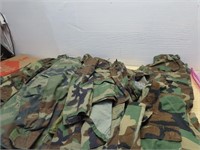 Military uniform lot.