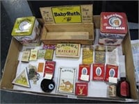 TOBACCO ADVERTISING LOT 24+ PIECES.  COOL STUFF