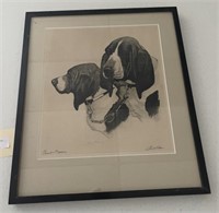 Bert Cobb Framed " Runt and Pippin"