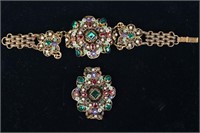 1940s Ornate Renaissance Style Jewelry