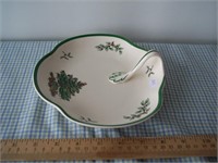 Beautiful Spode Christmas Serving / Candy Tray