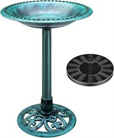 $80 Fountain For Garden Bird Bath(Green)