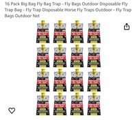 16 Pack Big Bag Fly Bag Trap