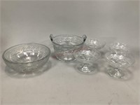 Heisey Glass Co Greek Key Pattern Glassware