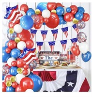 Sz 107pcs 14th July balloons arch garland kit