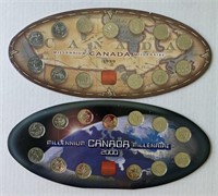 1999 & 2000 Canada Millennium Coin Sets