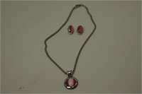 Cosmetic Necklace and Earring Set
