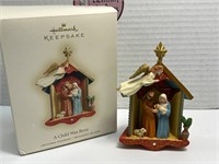 2007 Hallmark Keepsake Ornament "A Child Was Born"