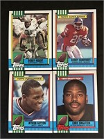 LOT OF (48) 1990 TOPPS NFL FOOTBALL PICTURE CARDS