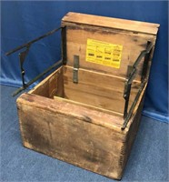Vintage Ferry Morse Seed Co. Sales Display Trunk