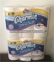 (2) Charmin Six Packs Ultra Soft Toilet Paper