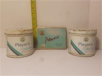 Player's Metal Tins (3X)