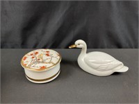 Japanese swan and trinket box