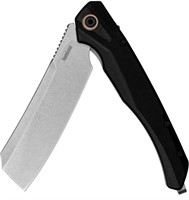 Kershaw Strata Cleaver Pocket Knife, D2 Steel
