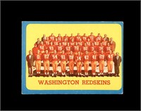 1963 Topps #169 Washington Redskins SP TC EX+