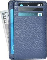 Purple Rfid Blocking Leather Wallet