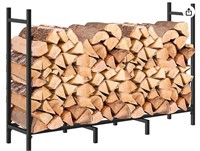 4ft Outdoor Indoor Firewood Rack Holder