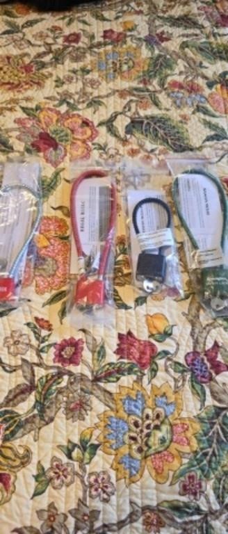 Lot of four safety gun locks