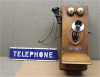 Vintage Vought-Berger Telephone, Made in Lacrosse