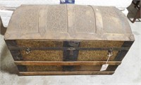 Lot # 4023 - Antique dome top trunk