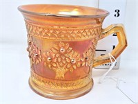 Orange Tree Marigold Carnival Glass Shaving Mug