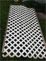 One section plastic trellis 48" x 96"