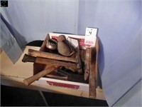 Box Of Chipping Hammers, Grinding Wheels  &