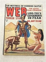 1963 MARCH WEB TERROR STORIES PULP BONDAGE COVER