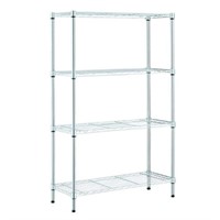 B3945  HDX 4-Tier Chrome Wire Shelving 36 x 54