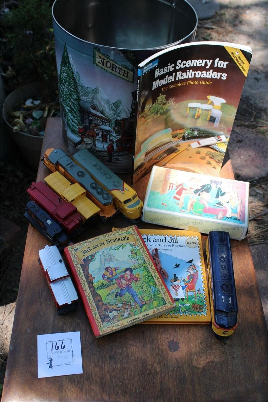 Vintage Trains and Books