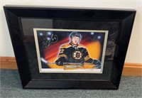 Bruins David Olsen Autographed Framed 17" x 14"