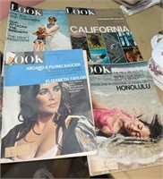 Lot of Nine 1960-80's LOOK Magazines