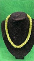 Green stone necklace