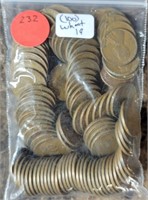 APPROX. 100 MIXED DATE LINCOLN WHEAT CENTS