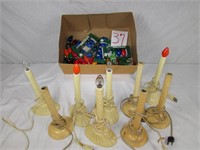 Vintage Window Candles - Window Candelabras