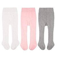 (New) Baby Girls Tights Cable Knit Leggings