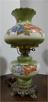 HAND PAINTED GONE WITH WIND STYLE TABLE LAMP
