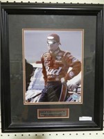 DALE EARNHARDT JR. FRAMED PHOTOGRAPH