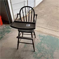 Vintage Wooden High Chair- NO SHIPPING