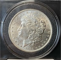 1884-O Morgan Silver Dollar (MS62)