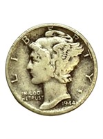 Set of 5 Mercury Dimes