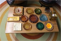 Group of 12 Vintage Ashtrays. Worlds of Fun