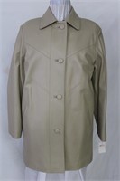 Cream lambskin jacket size small Retail $625.00